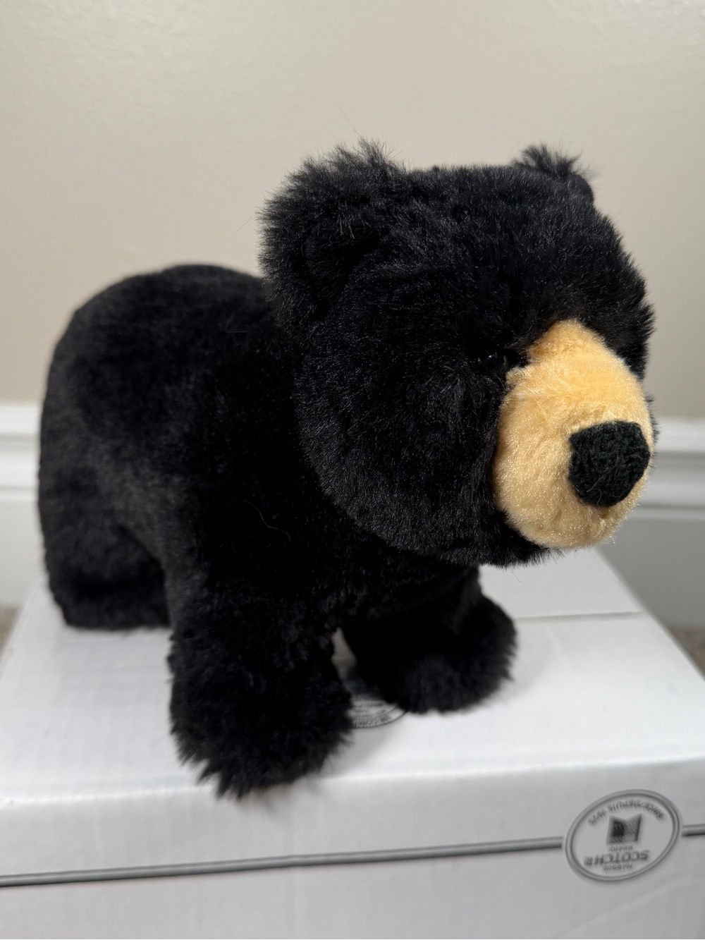 CHARCOAL Black Bear  Douglas Cuddle Toys - #3768 Plush Stuffed Animal Retired